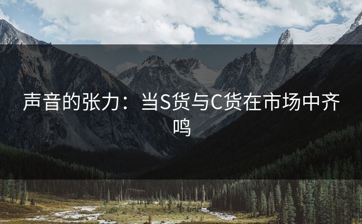 声音的张力：当S货与C货在市场中齐鸣